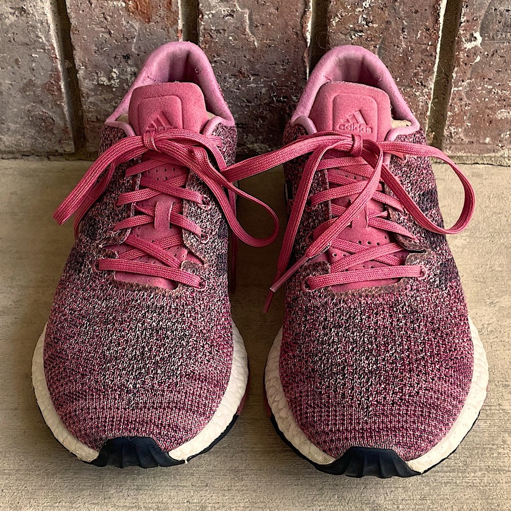 adidas Pureboost DPR Trace Maroon Running Shoe Sneakers Womens Size 8